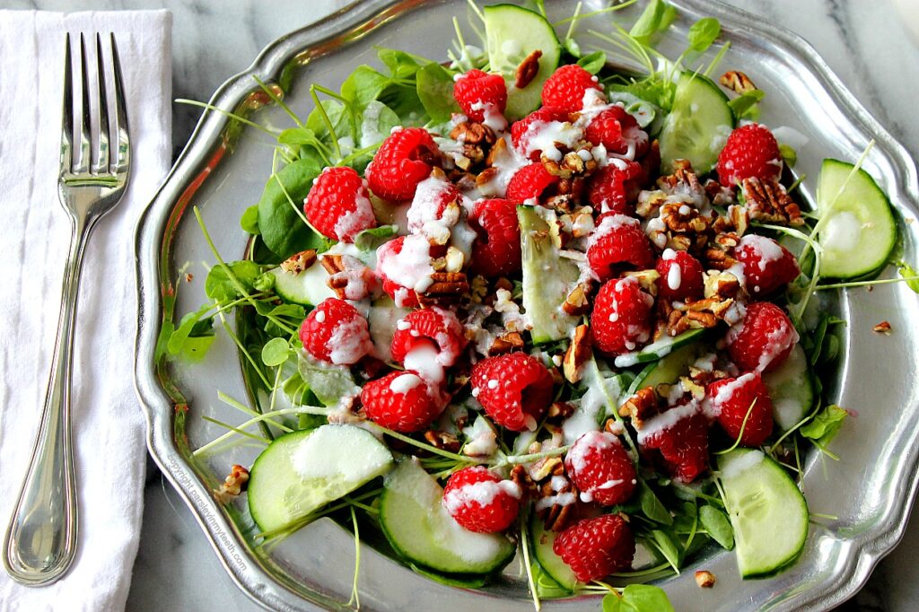 CBD Raspberry Salad Dressing Recipe